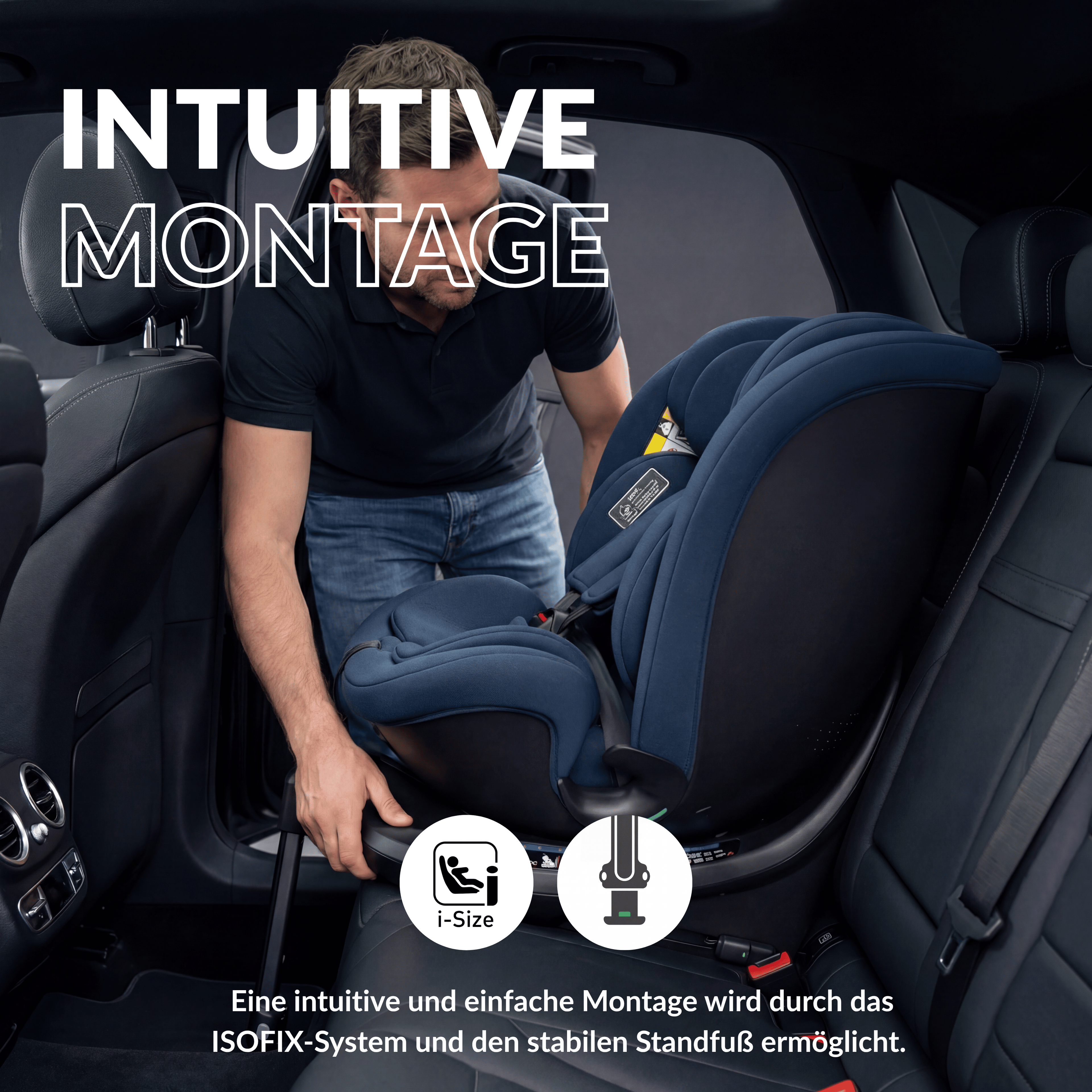 OWEN® 3-in-1 Kindersitz mit ISOFIX 360º Comfy