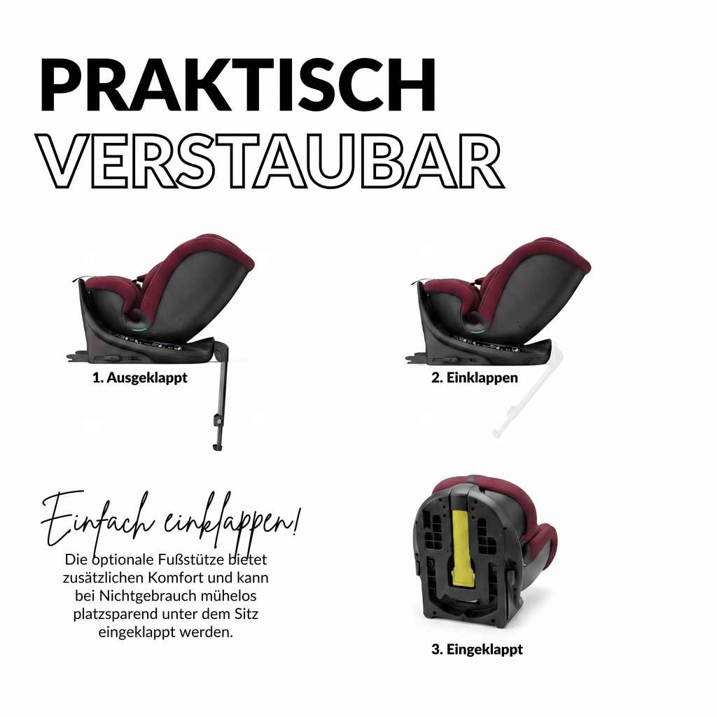 OWEN® 3-in-1 Kindersitz mit ISOFIX 360º Comfy