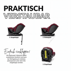 OWEN® 3-in-1 Kindersitz mit ISOFIX 360º Comfy