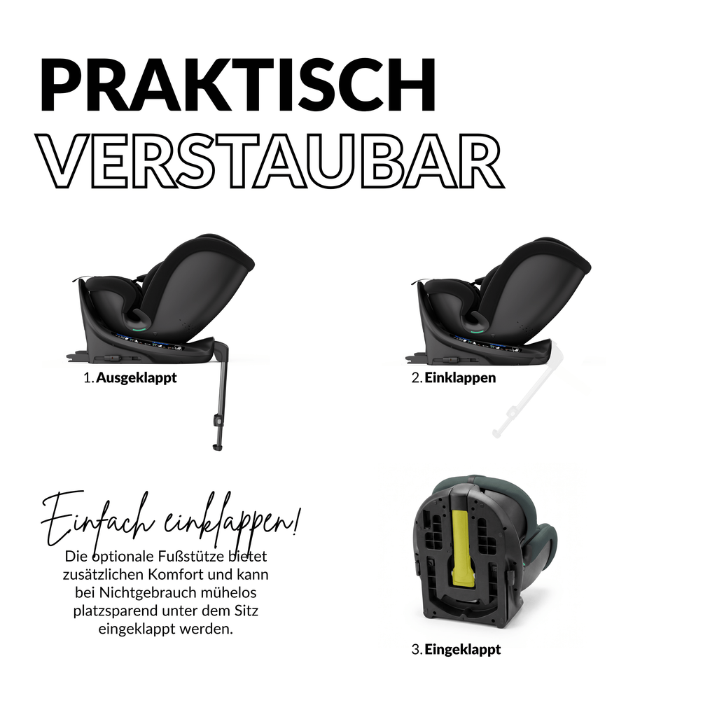 OWEN® 3-in-1 Kindersitz mit ISOFIX 360º Comfy