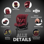 OWEN® 3-in-1 Kindersitz mit ISOFIX 360º Comfy