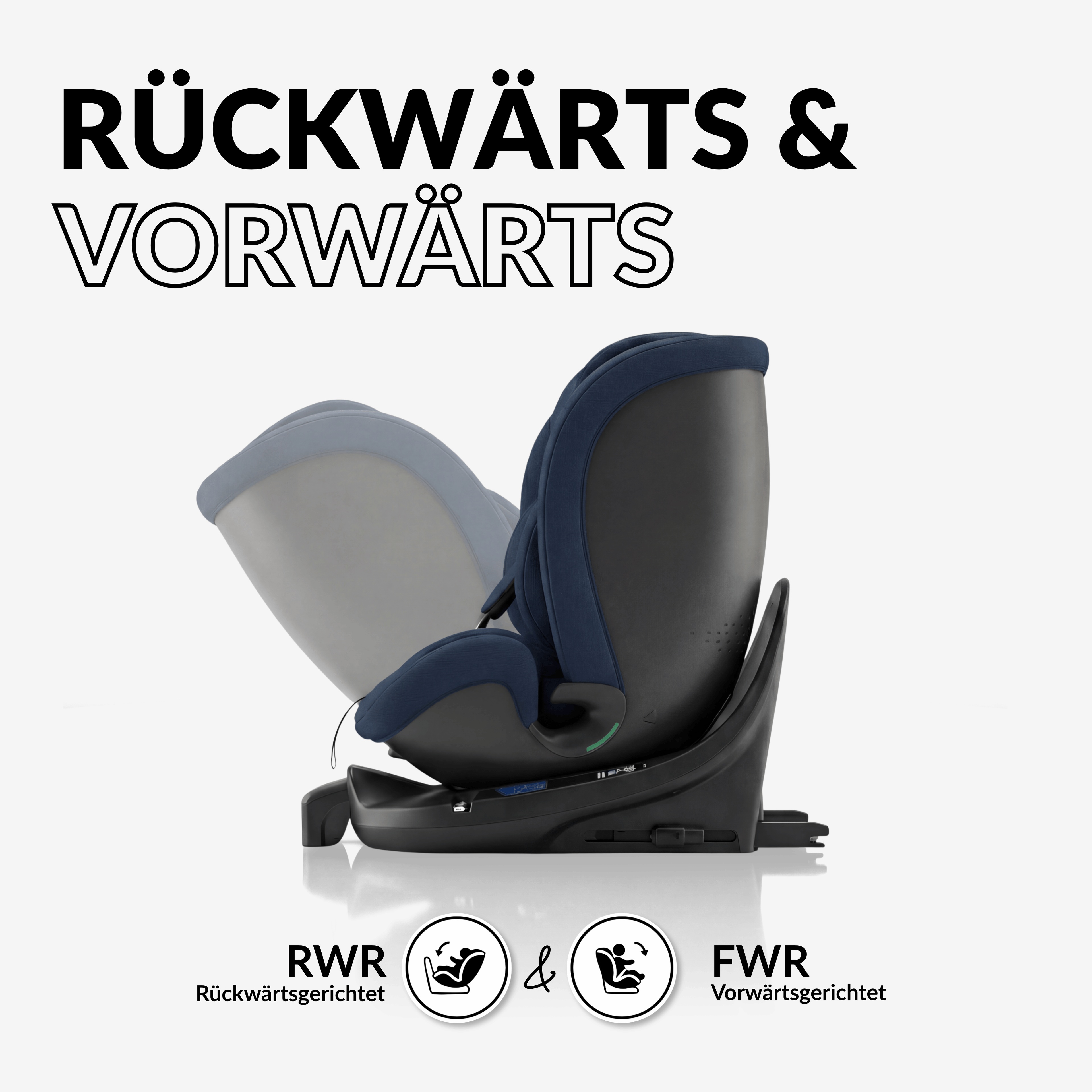 OWEN® 3-in-1 Kindersitz mit ISOFIX 360º Comfy