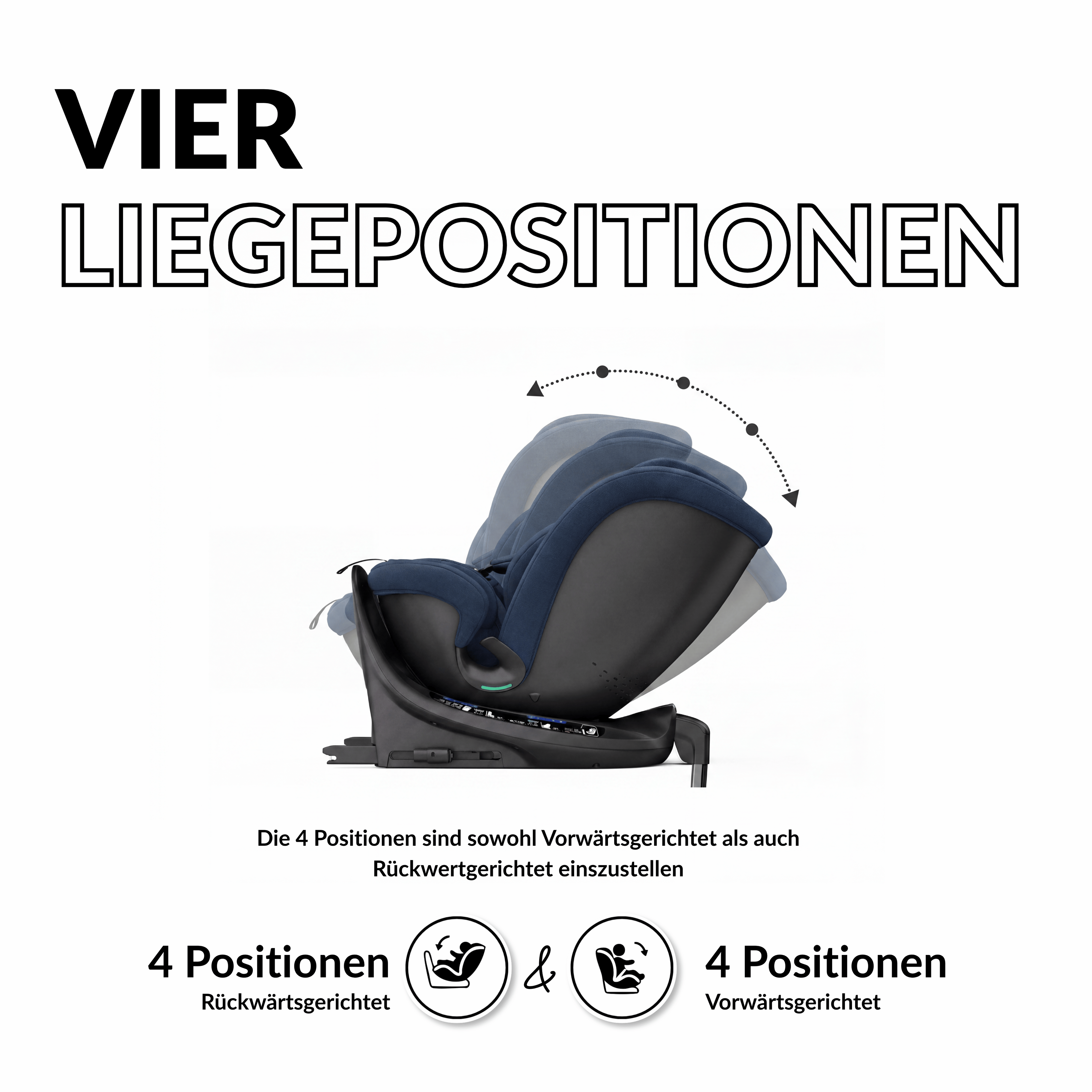 OWEN® 3-in-1 Kindersitz mit ISOFIX 360º Comfy