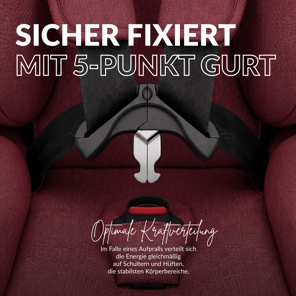 OWEN® 3-in-1 Kindersitz mit ISOFIX 360º Comfy