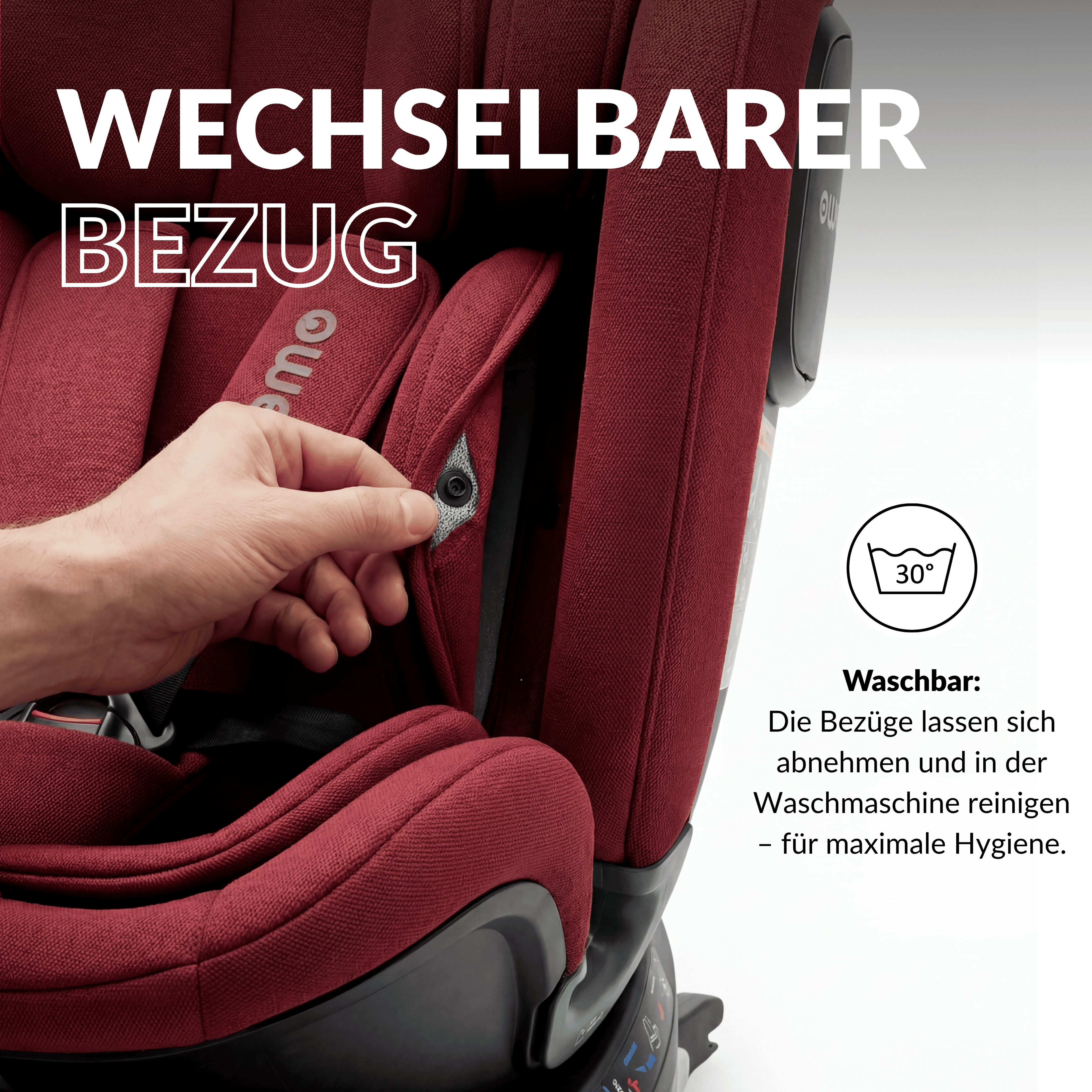 OWEN® 3-in-1 Kindersitz mit ISOFIX 360º Comfy