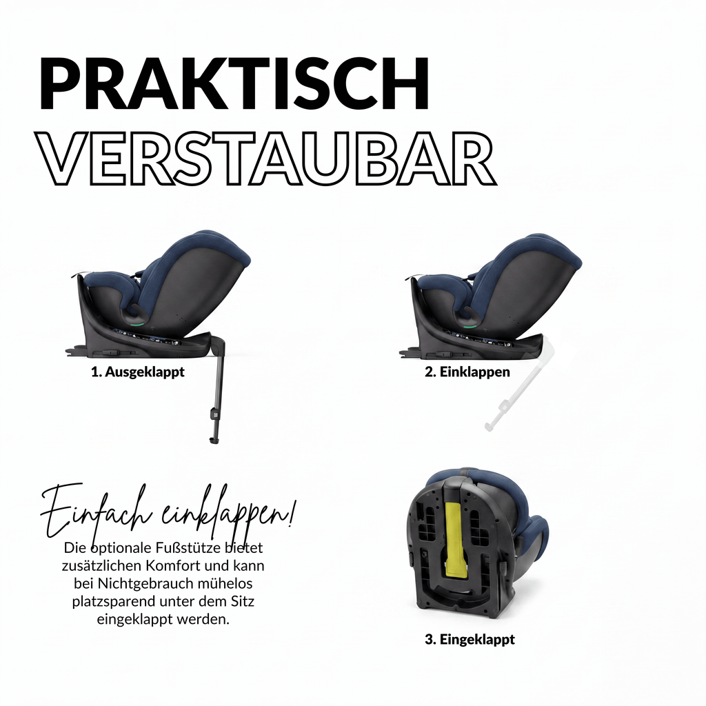 OWEN® 3-in-1 Kindersitz mit ISOFIX 360º Comfy