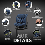 OWEN® 3-in-1 Kindersitz mit ISOFIX 360º Comfy