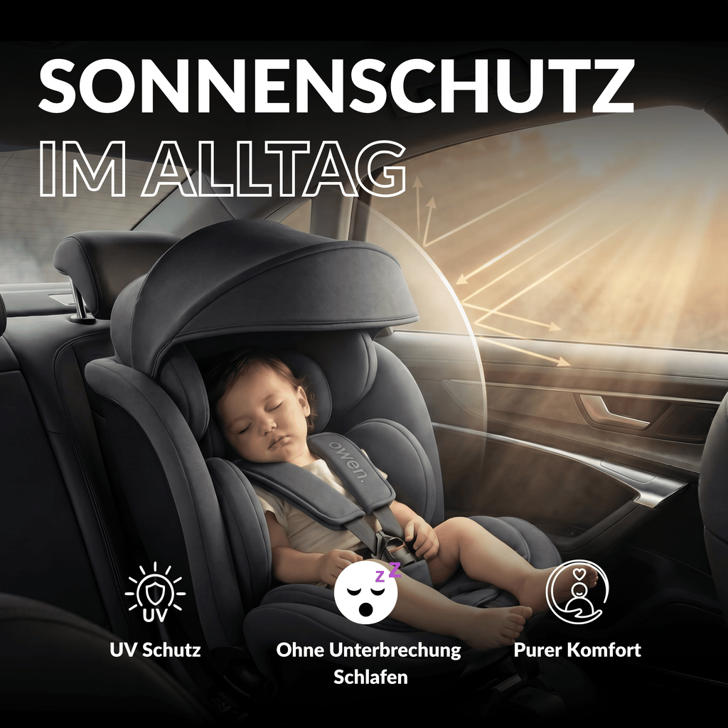 OWEN® 3-in-1 Kindersitz mit ISOFIX 360º Comfy