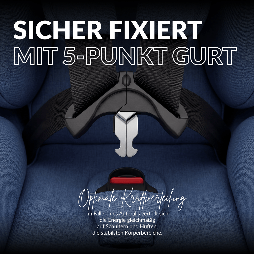 OWEN® 3-in-1 Kindersitz mit ISOFIX 360º Comfy