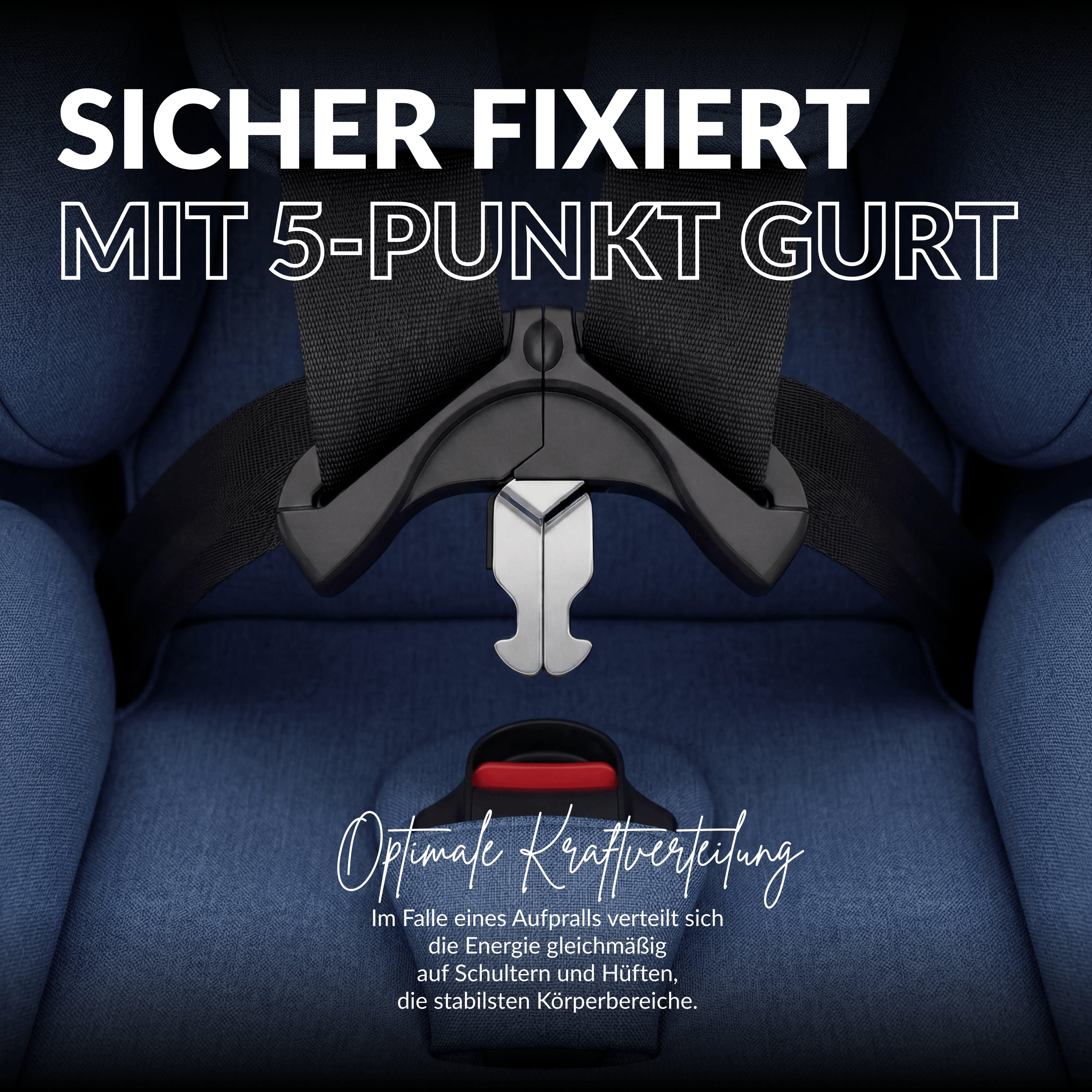 OWEN® 3-in-1 Kindersitz mit ISOFIX 360º Comfy