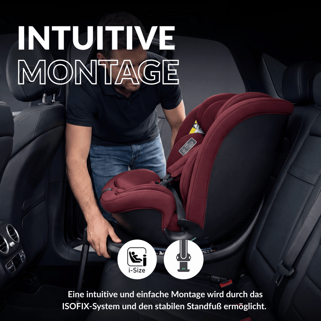 OWEN® 3-in-1 Kindersitz mit ISOFIX 360º Comfy