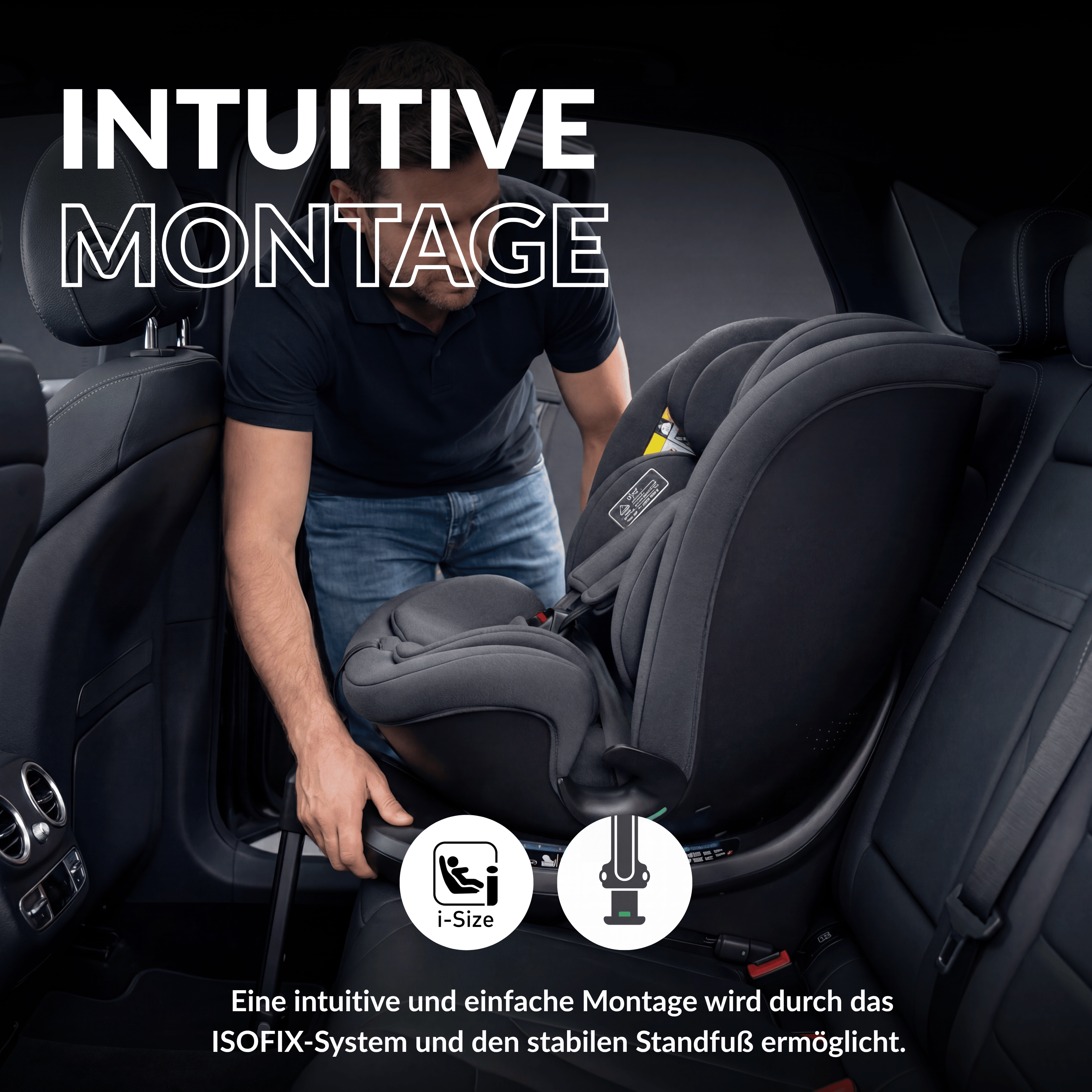 OWEN® 3-in-1 Kindersitz mit ISOFIX 360º Comfy