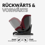 OWEN® 3-in-1 Kindersitz mit ISOFIX 360º Comfy