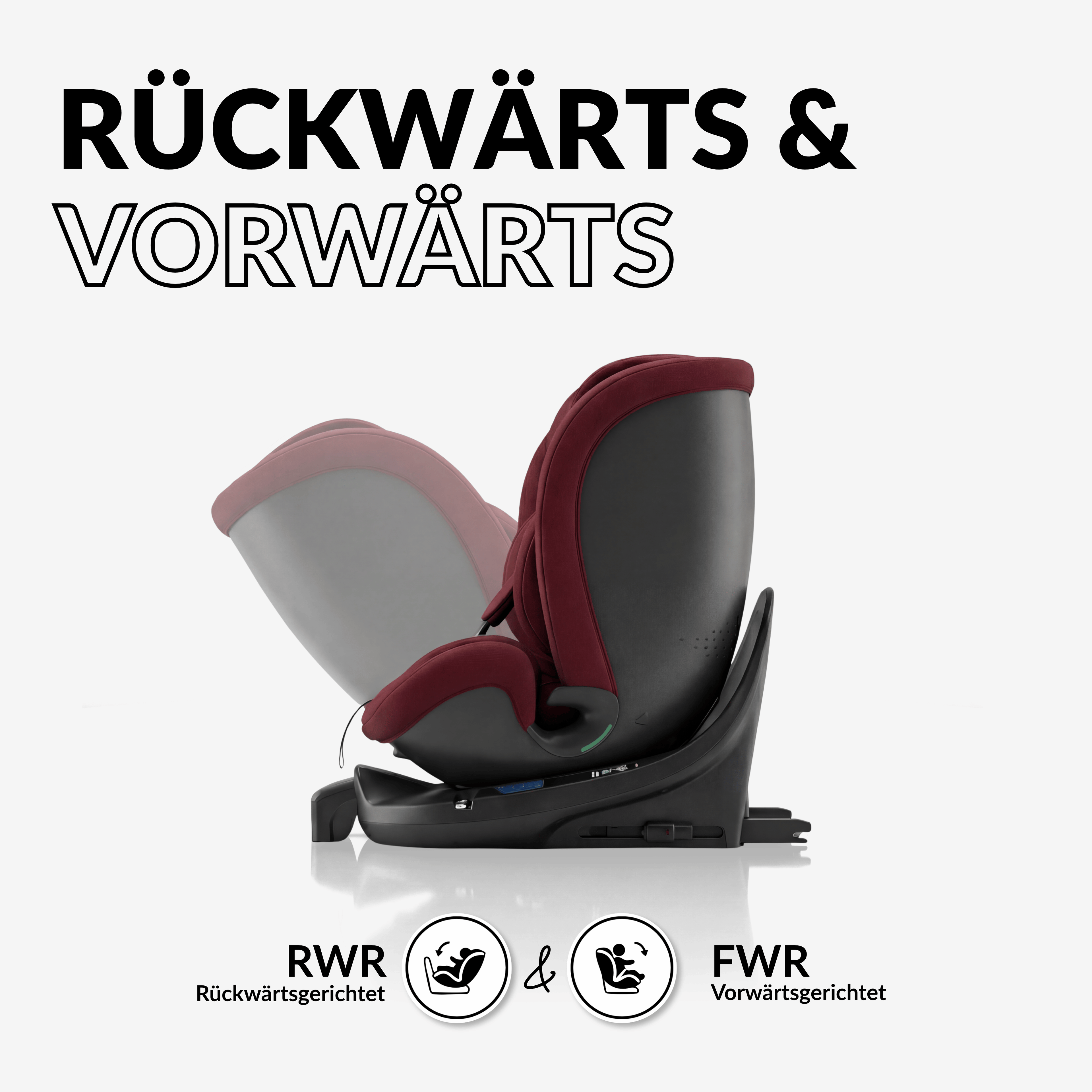 OWEN® 3-in-1 Kindersitz mit ISOFIX 360º Comfy