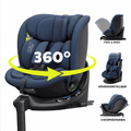 OWEN® 3-in-1 Kindersitz mit ISOFIX 360º Comfy