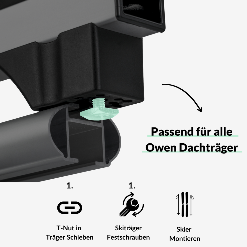 OWEN® Skiträger Basic (Silver Edition)