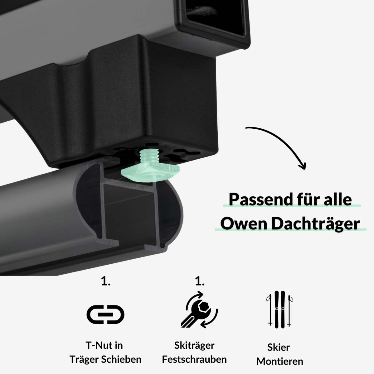 OWEN® Skiträger Basic (Silver Edition)