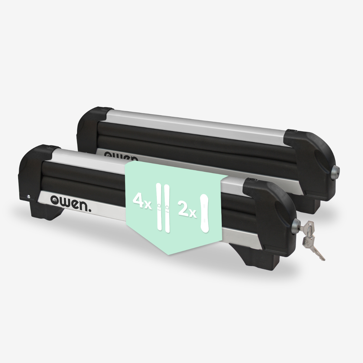 OWEN® Skiträger Basic (Silver Edition)