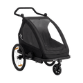 OWEN Navora Kinderfahrradanhänger mit Verdeck in Schwarz