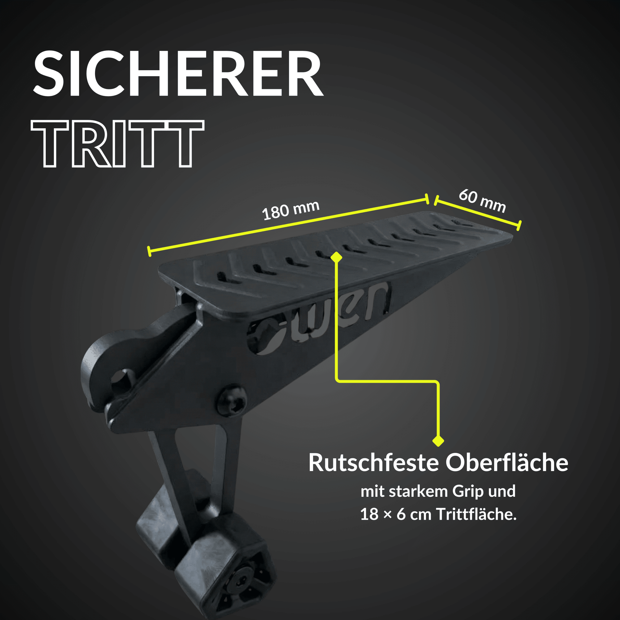 Klappbares Türpedal für Auto, Türstufe für U Haken Verriegelung - OWEN