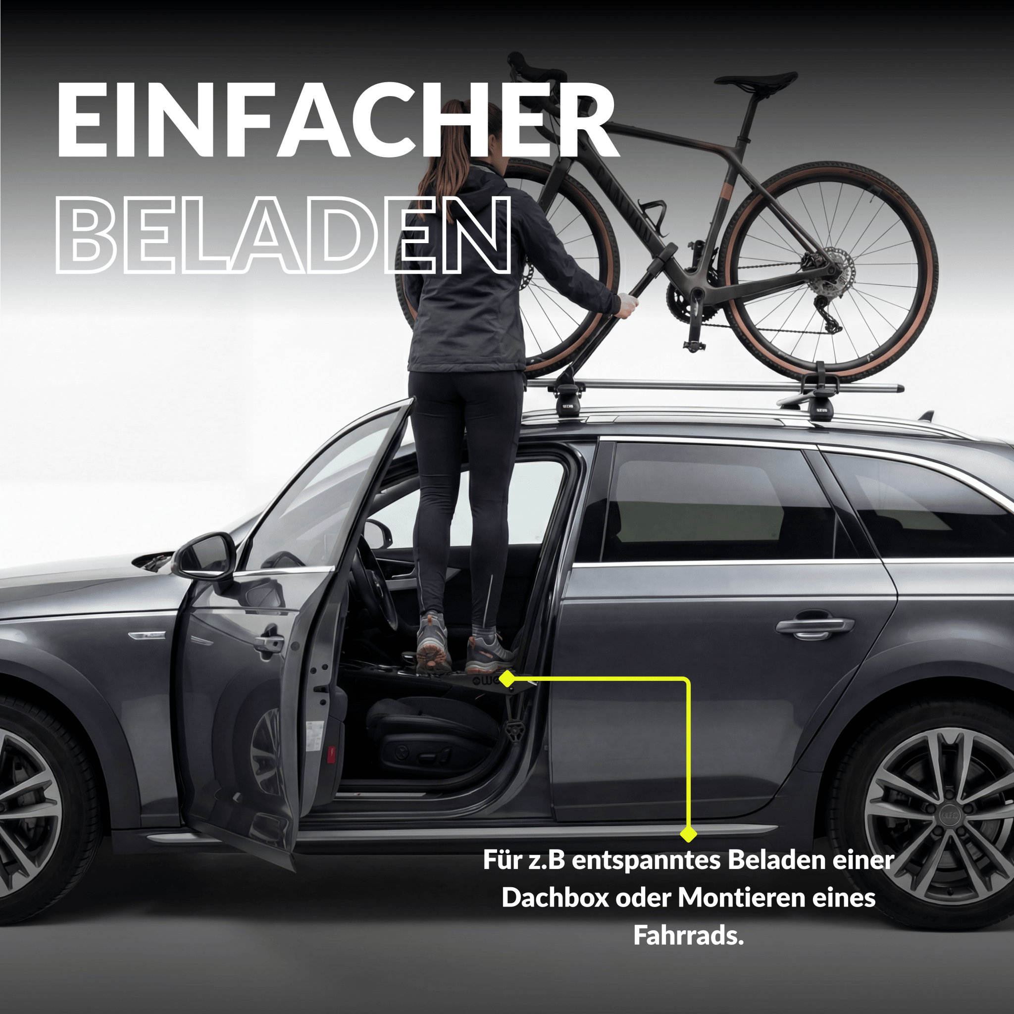 Klappbares Türpedal für Auto, Türstufe für U Haken Verriegelung - OWEN