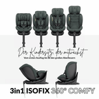 OWEN® 3 - in - 1 Kindersitz mit ISOFIX 360º Comfy - OWEN