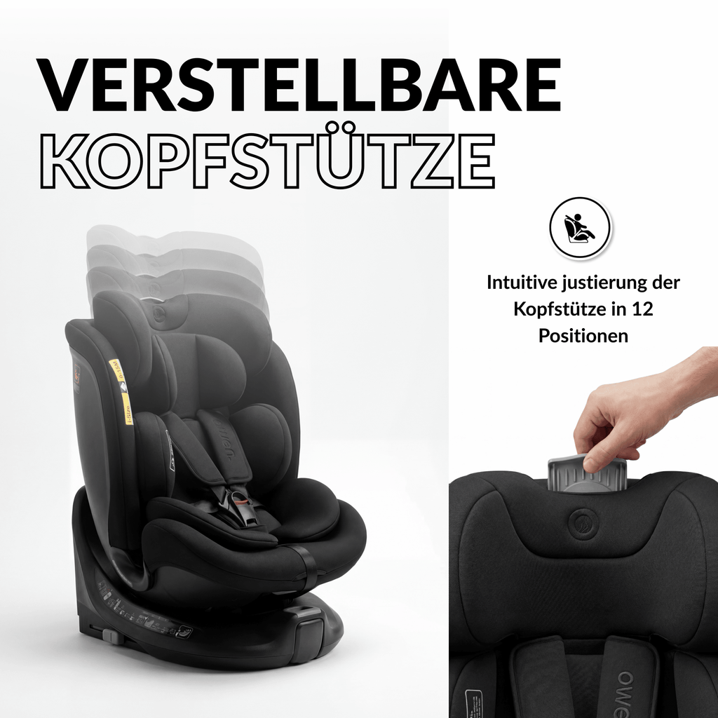 OWEN® 3 - in - 1 Kindersitz mit ISOFIX 360º Comfy - OWEN