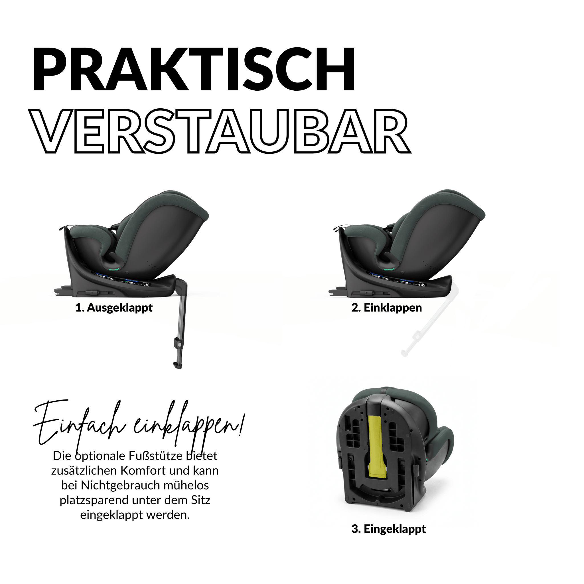 OWEN® 3 - in - 1 Kindersitz mit ISOFIX 360º Comfy - OWEN