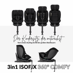 OWEN® 3 - in - 1 Kindersitz mit ISOFIX 360º Comfy - OWEN