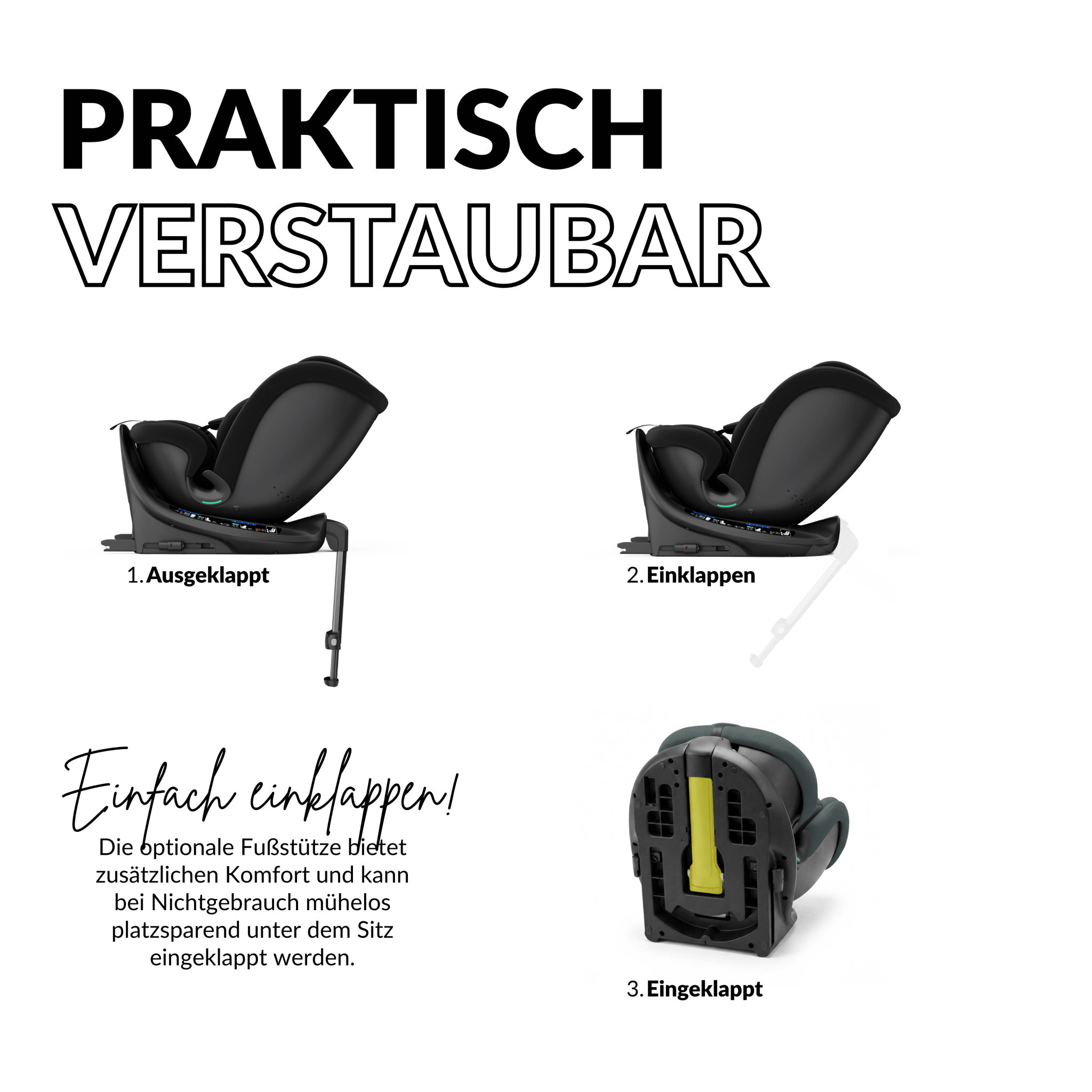 OWEN® 3 - in - 1 Kindersitz mit ISOFIX 360º Comfy - OWEN