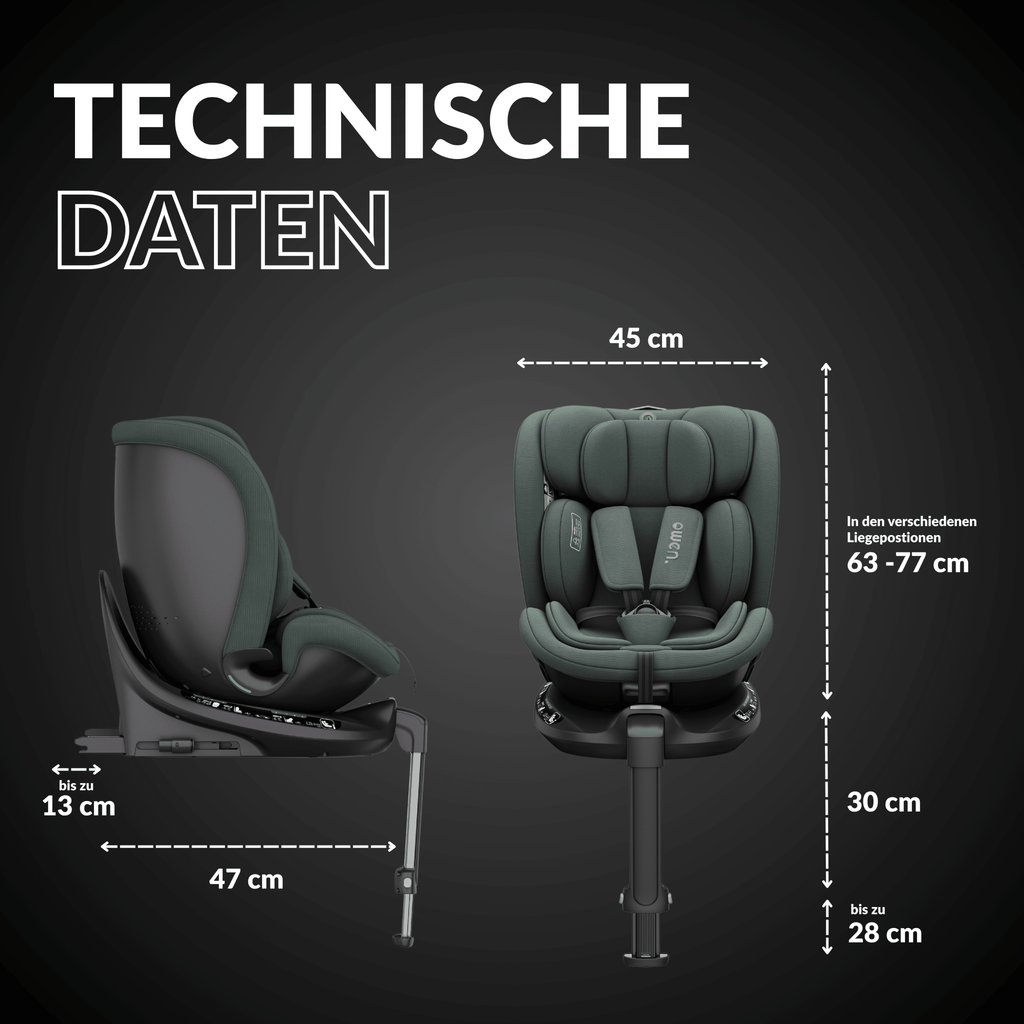 OWEN® 3 - in - 1 Kindersitz mit ISOFIX 360º Comfy - OWEN