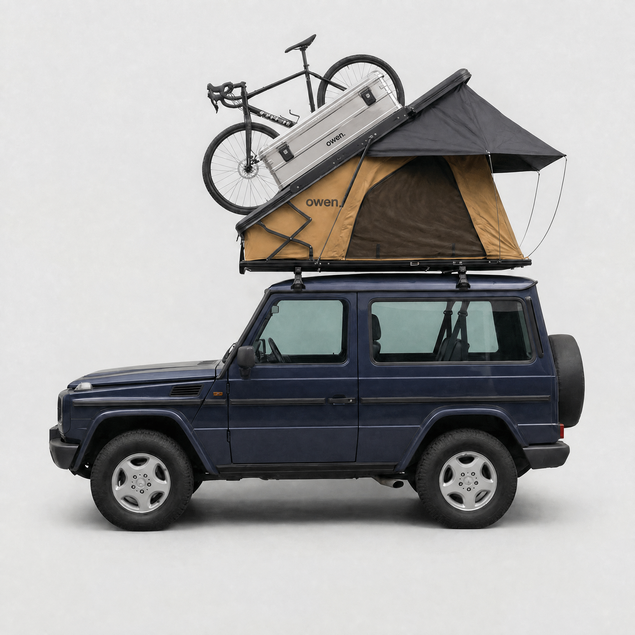 OWEN® AluMaster Hardtop Dachzelt (Black Edition)