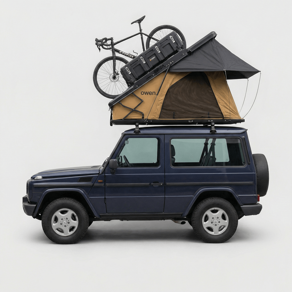 OWEN® AluMaster Hardtop Dachzelt (Black Edition) - OWEN