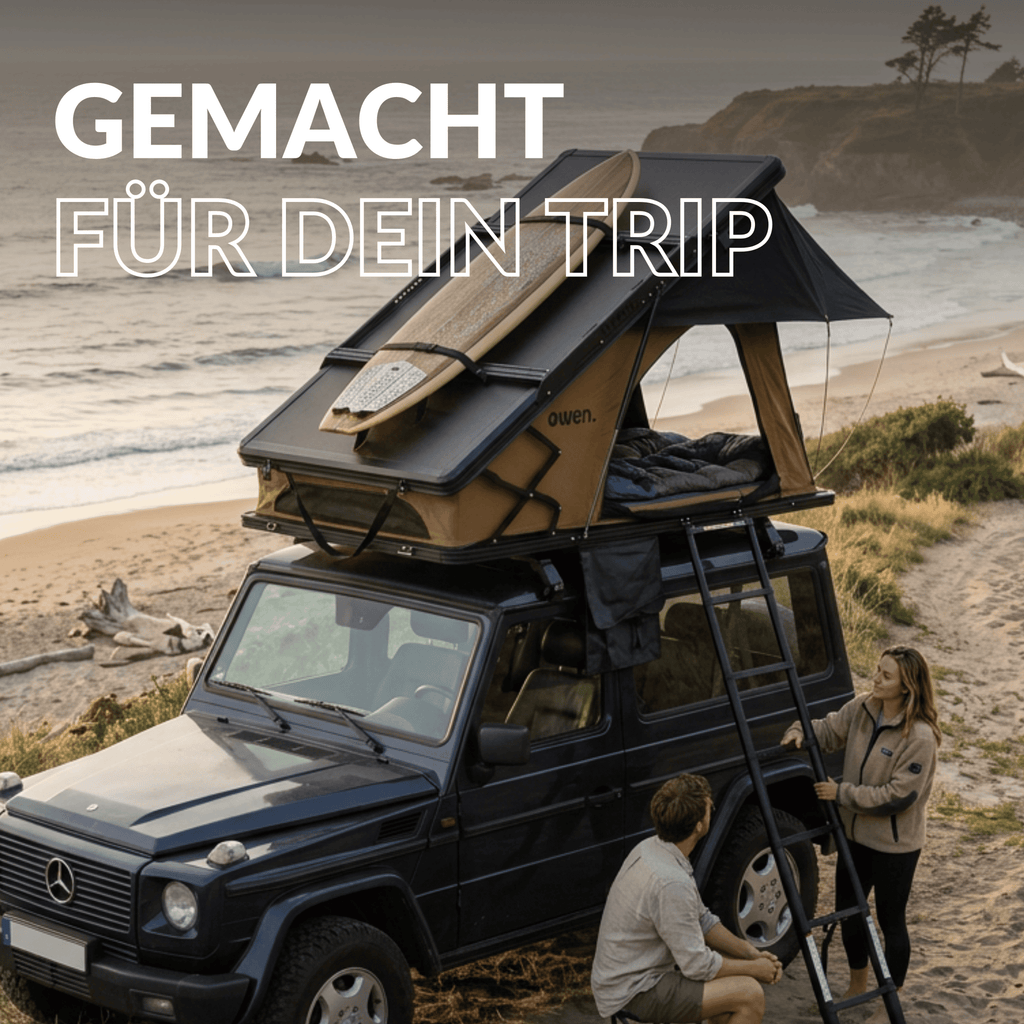 OWEN® AluMaster Hardtop Dachzelt (Black Edition) - OWEN