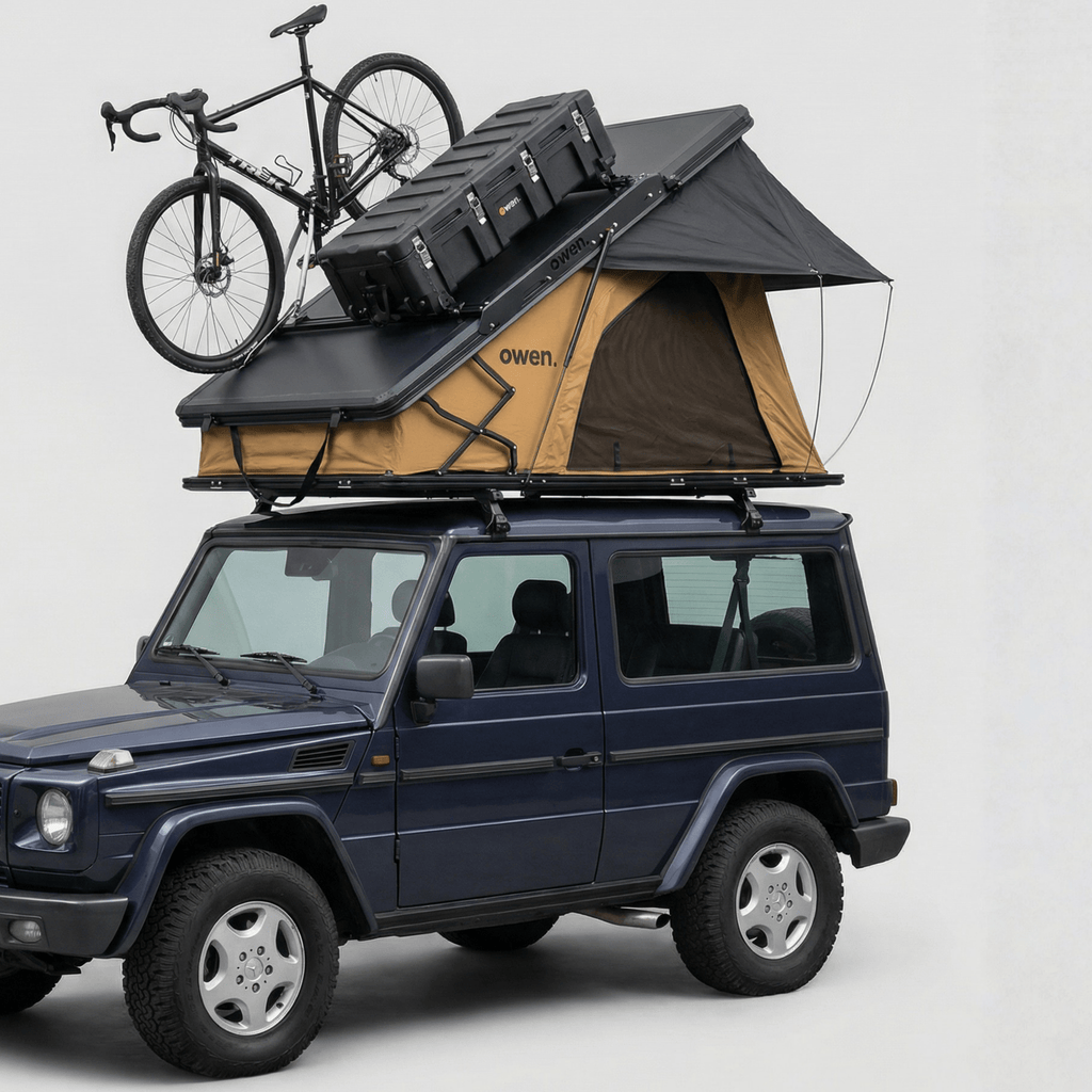 OWEN® AluMaster Hardtop Dachzelt (Black Edition) - OWEN