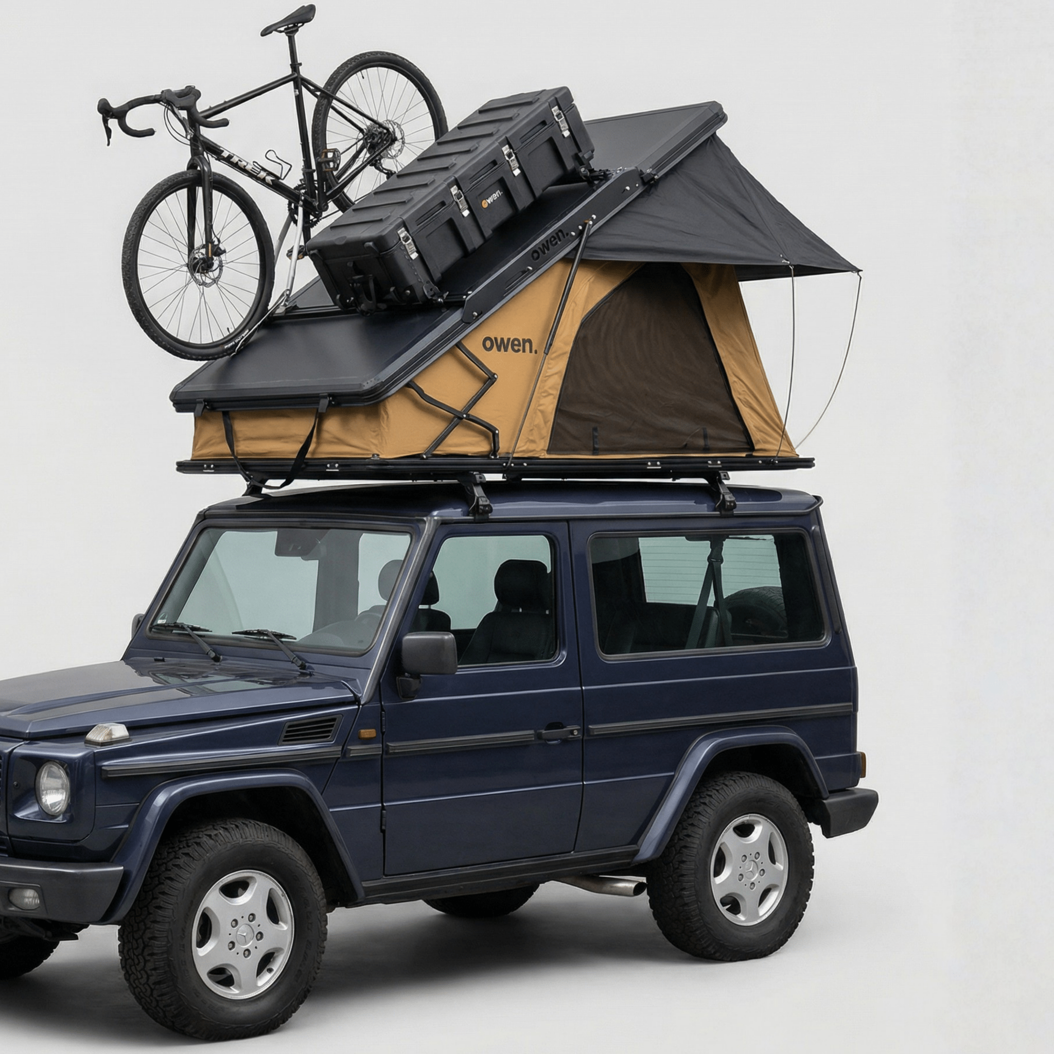 OWEN® AluMaster Hardtop Dachzelt (Black Edition) - OWEN