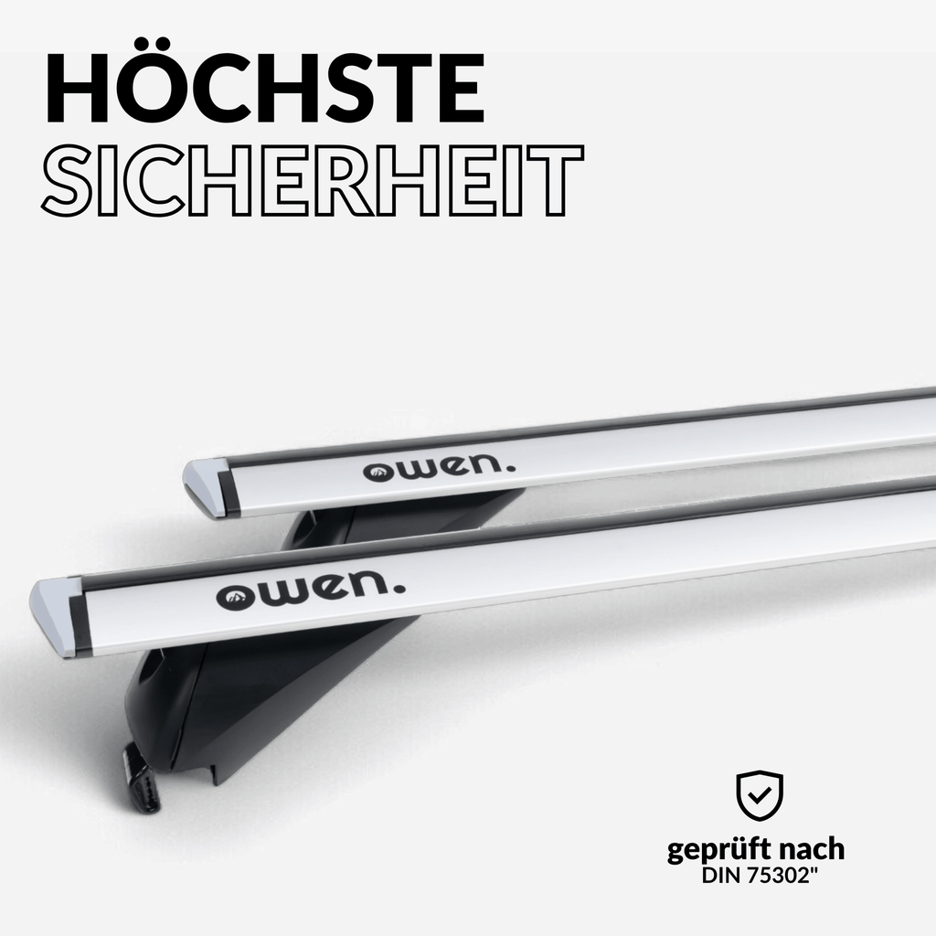 OWEN® Dachträger 3.0 PRO für geschlossene Reling - OWEN