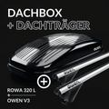 OWEN® Dachträger 3.0 + Dachbox Set - OWEN
