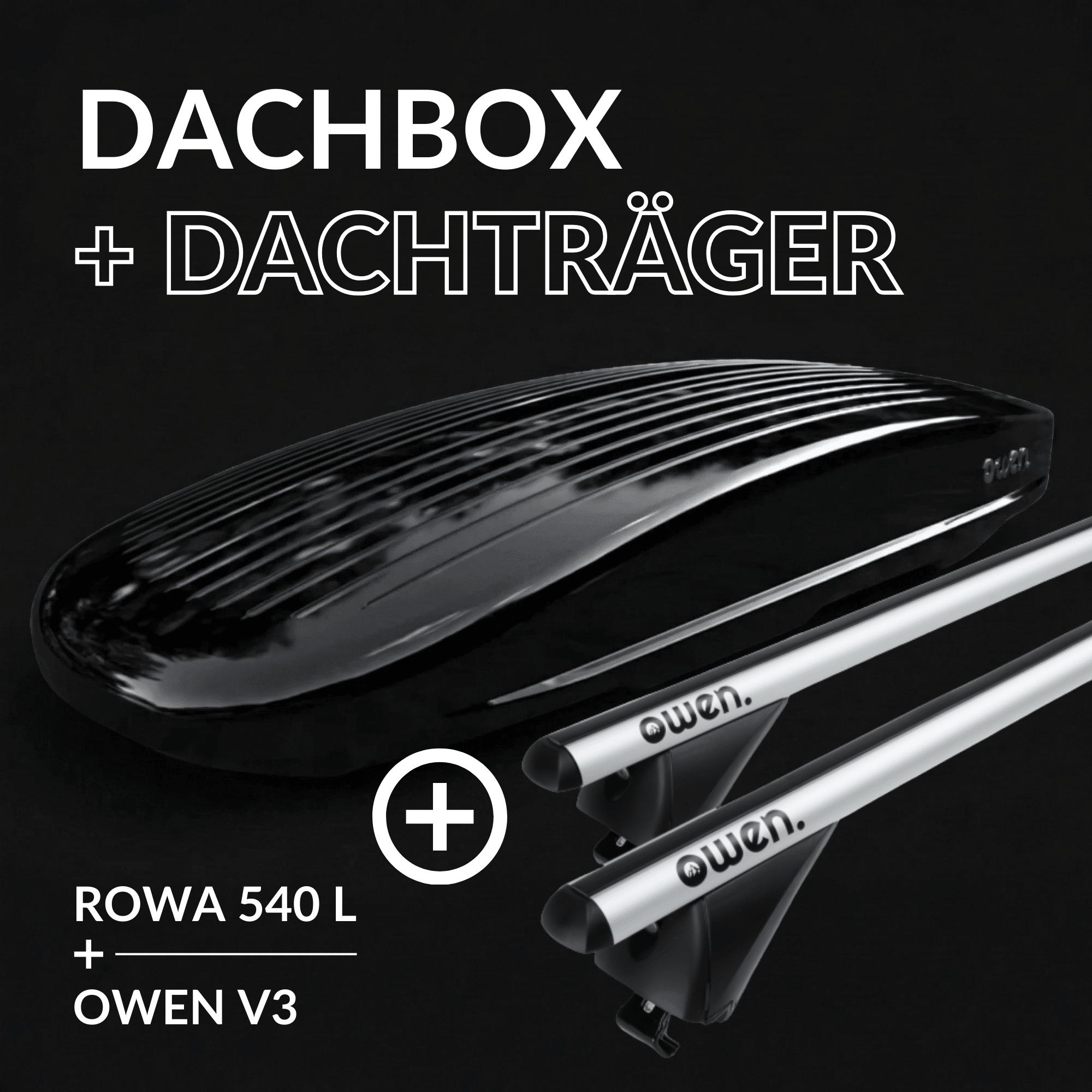 OWEN® Dachträger 3.0 + Dachbox Set - OWEN