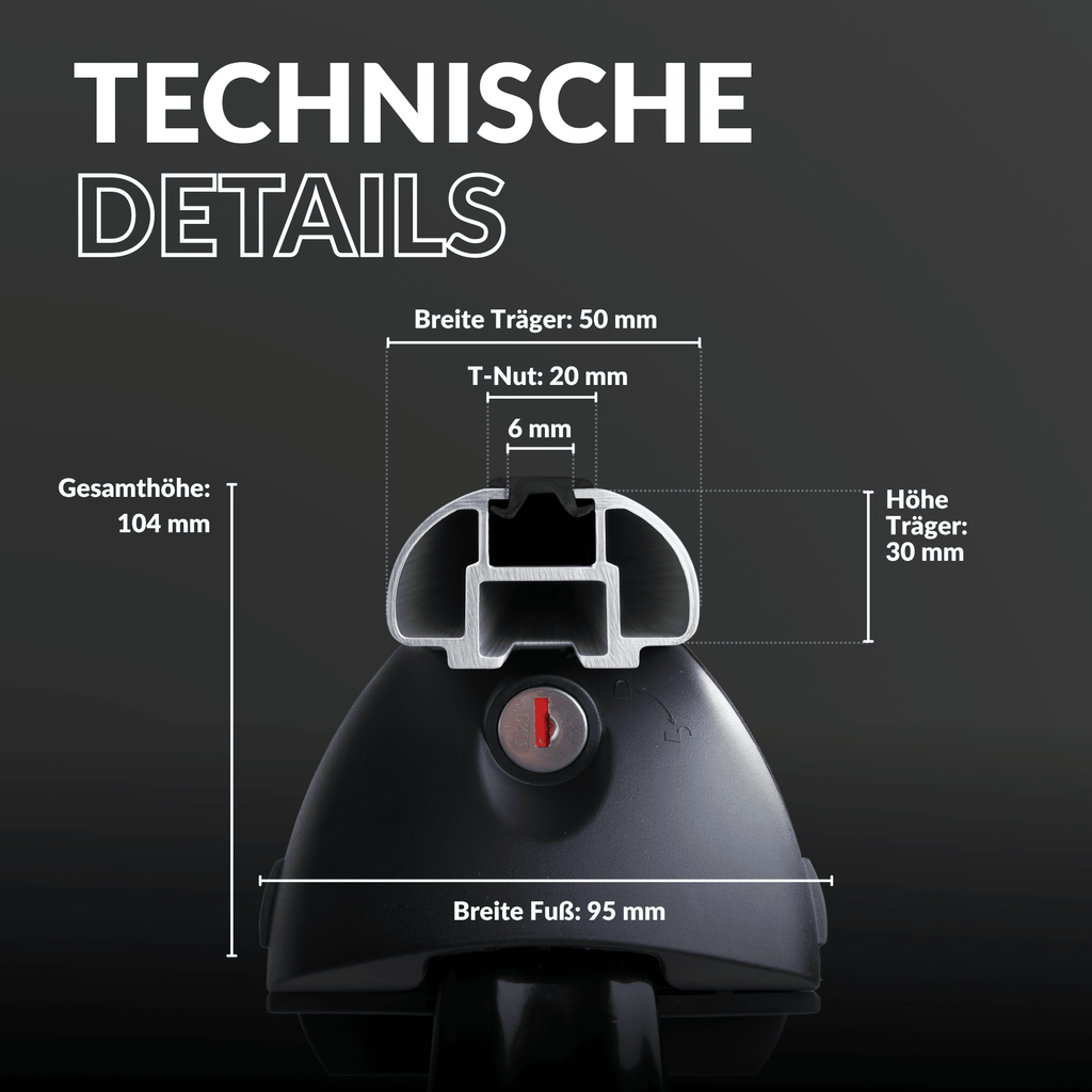 OWEN® Dachträger 3.0 für geschlossene Reling - OWEN