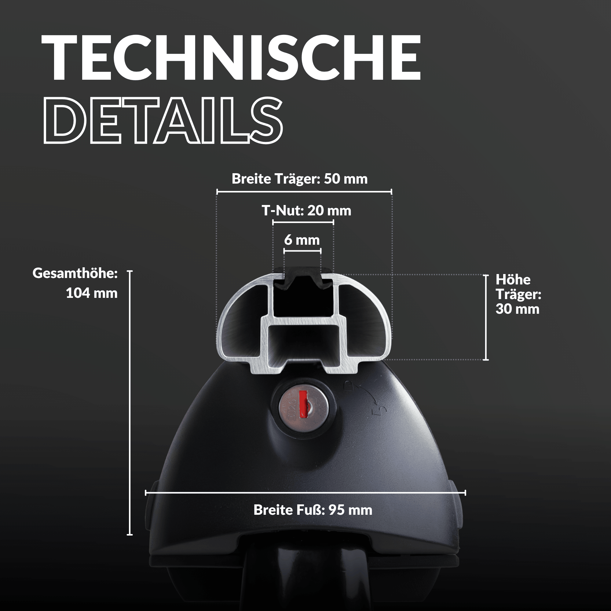 OWEN® Dachträger 3.0 für geschlossene Reling - OWEN