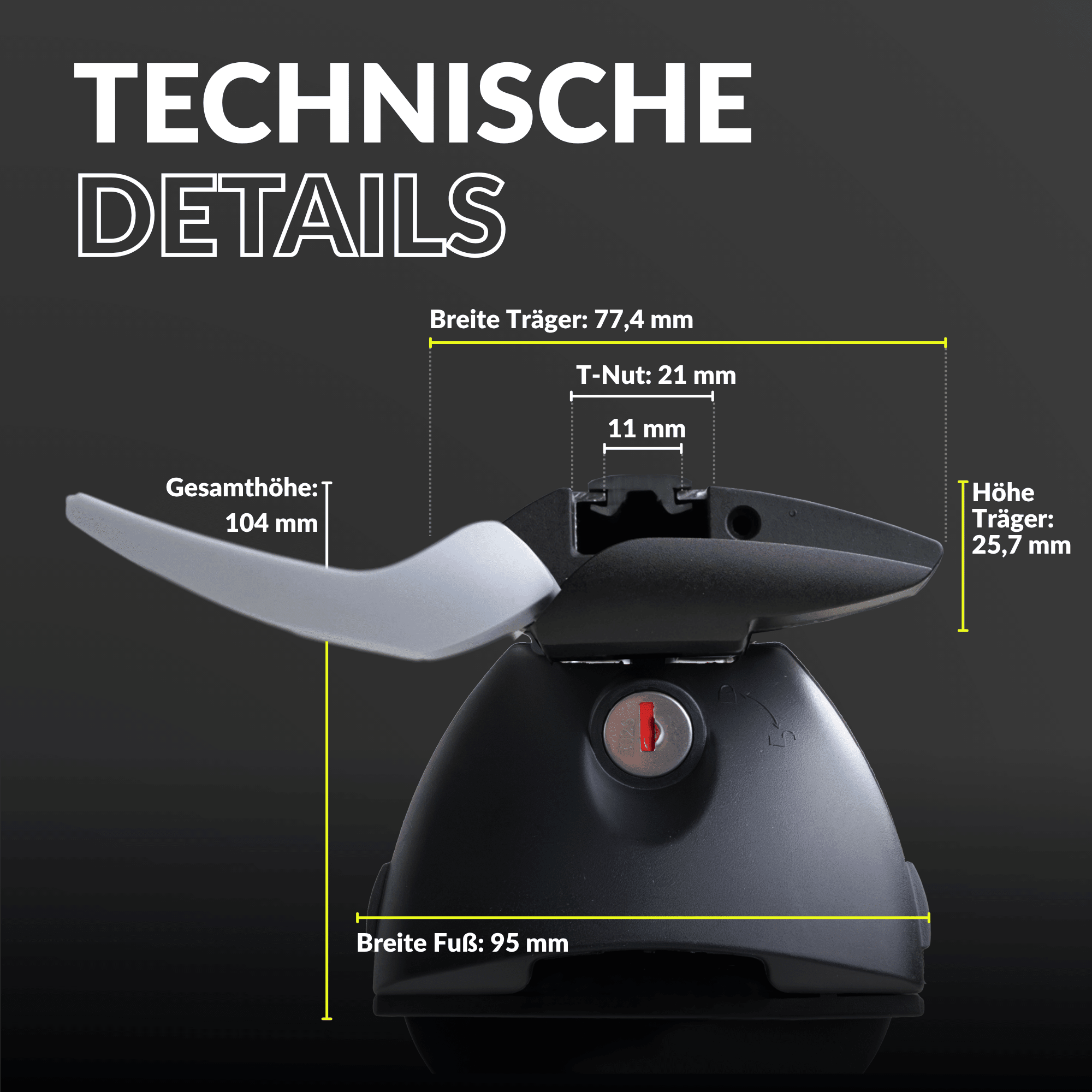 OWEN® Dachträger 3.0 PRO für geschlossene Reling - OWEN