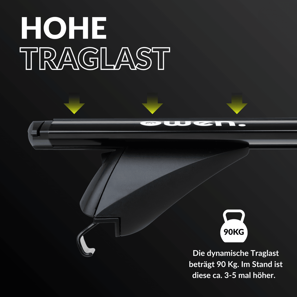 OWEN® Dachträger 3.0 PRO für geschlossene Reling - OWEN