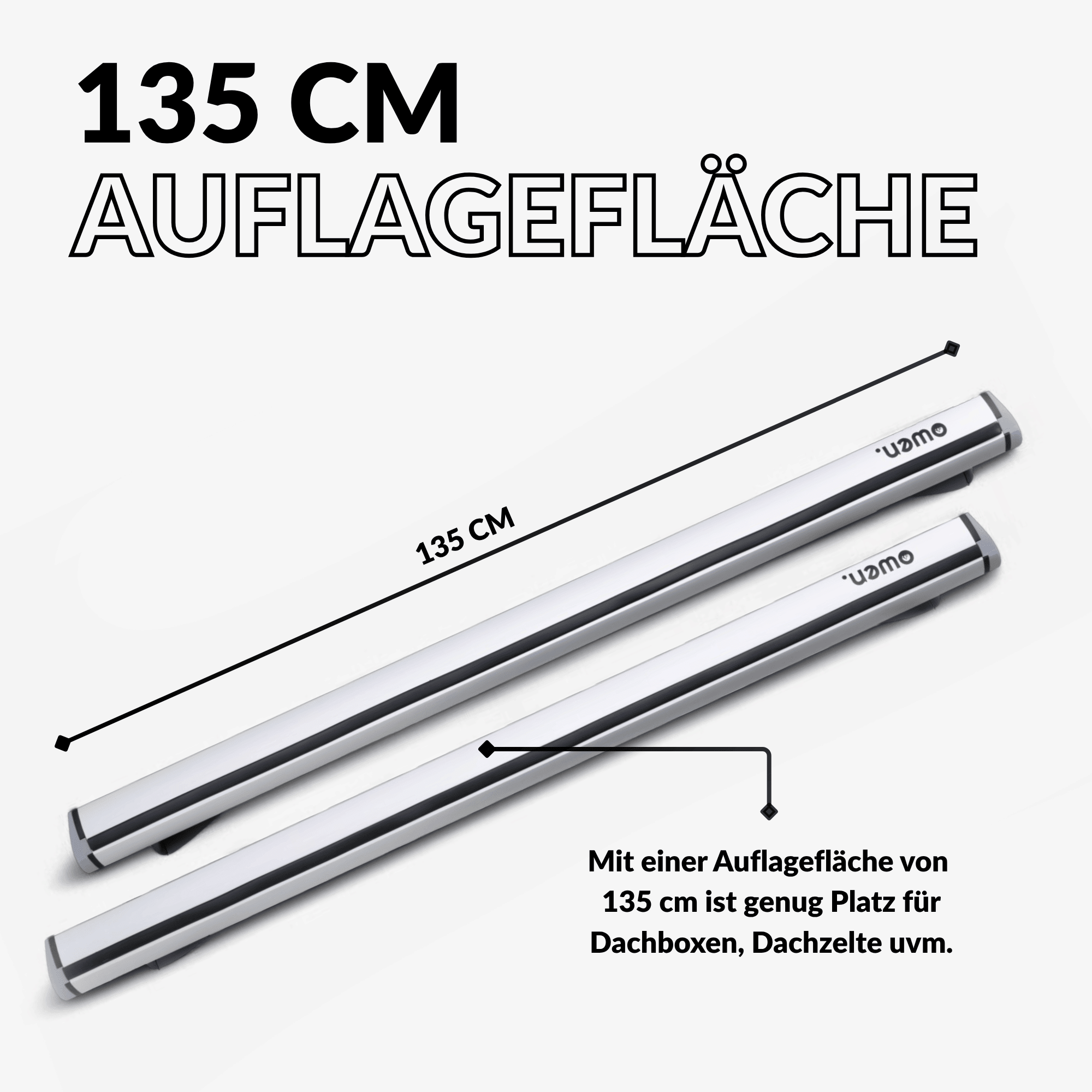 OWEN® Dachträger 3.0 PRO für geschlossene Reling - OWEN
