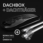 OWEN® Dachträger 5.0 + Dachbox Set - OWEN