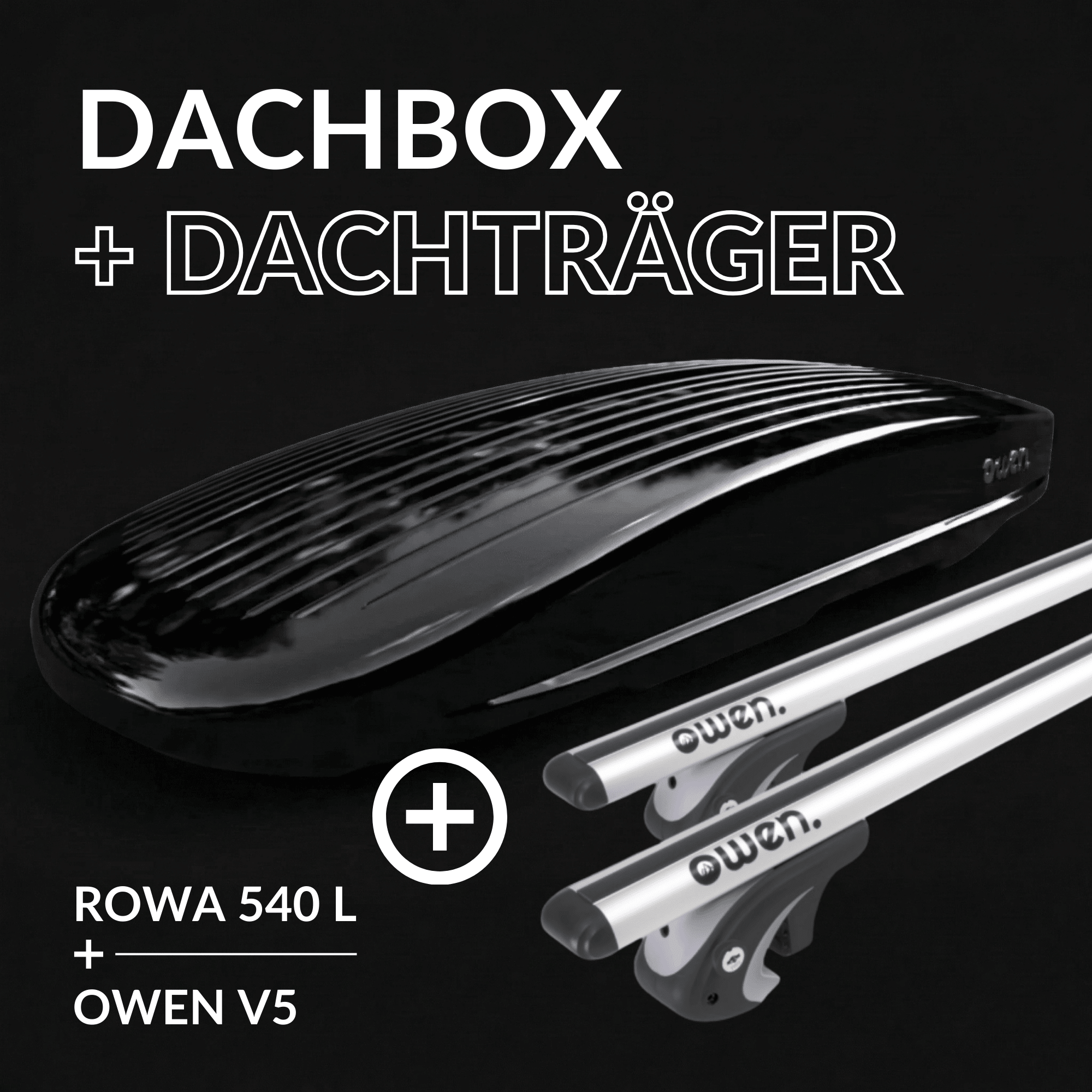 OWEN® Dachträger 5.0 + Dachbox Set - OWEN