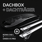 OWEN® Dachträger 5.0 + Dachbox Set - OWEN