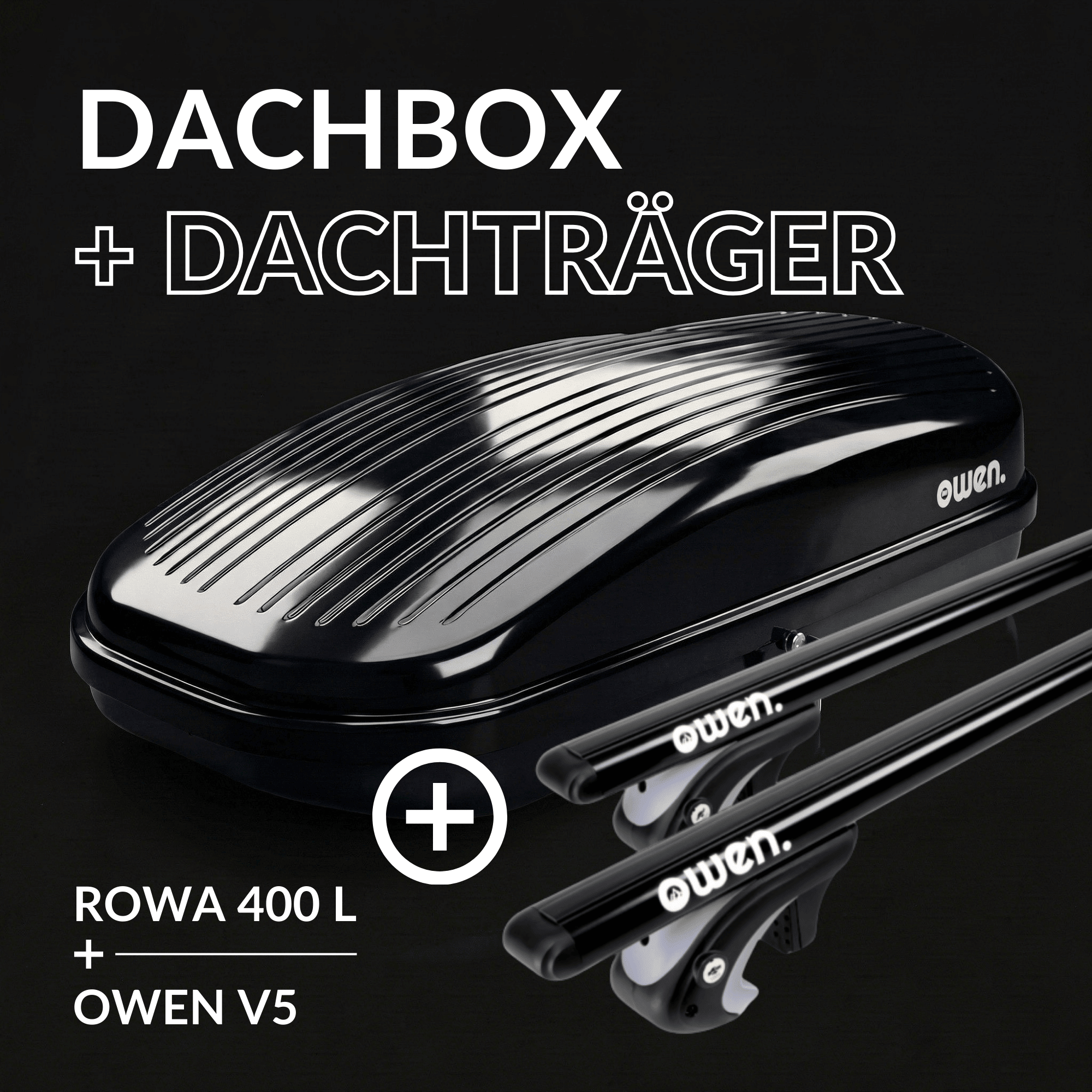 OWEN® Dachträger 5.0 + Dachbox Set - OWEN