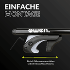 OWEN® Dachträger 5.0 für offene Reling - OWEN