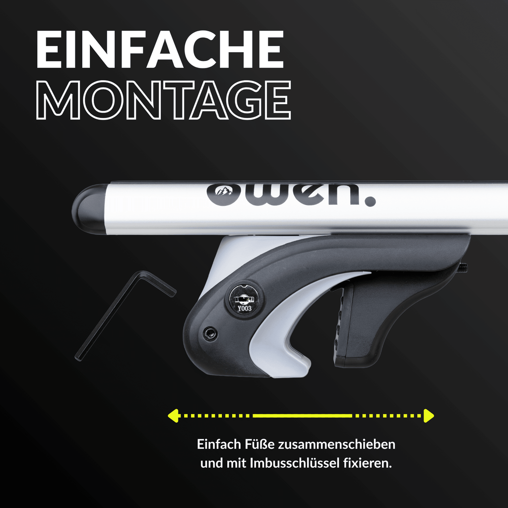 OWEN® Dachträger 5.0 für offene Reling - OWEN